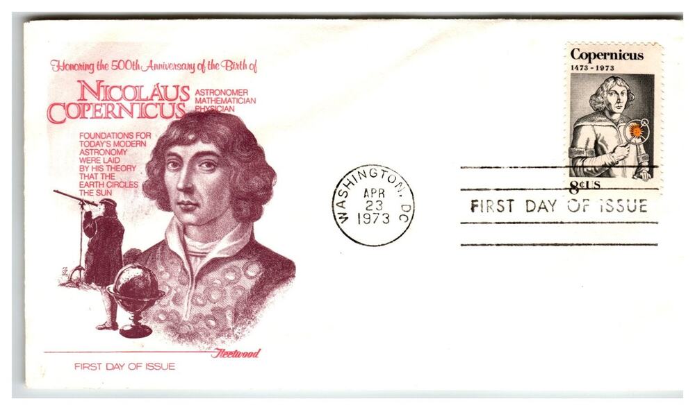 Scott #1480 Copernicus 1973 First Day Cover FDC Fleetwood Unaddressed